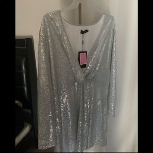 PLT + sequin dress